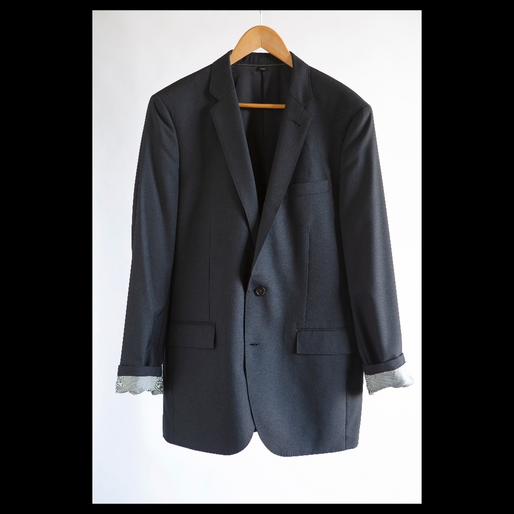 J. Crew 2 Button Sport Jacket/42L/100% Wool with Silk Lining